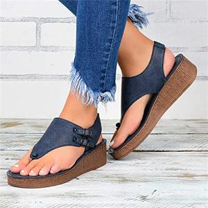 【並行輸入品】Lausiuoe サンダル レデ...の詳細画像4