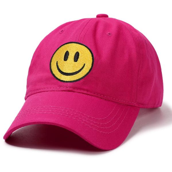 【並行輸入品】SONMONY Smiley Face Trucker Hat Adjustable ...