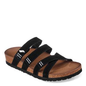 【並行輸入品】Skechers レディース アーチフィット グラノーラ in Heaven サンダル, ブラック, 7 Skechers W