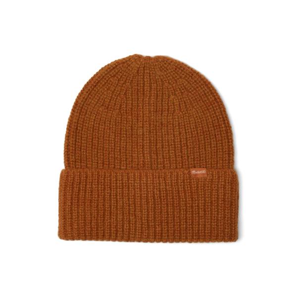 【並行輸入品】Madewell アルパカブレンド 折り返しビーニー ヘザーラスト ワンサイズ, ヘザ...