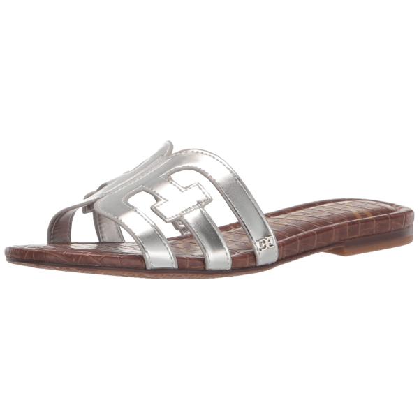 【並行輸入品】Sam Edelman Girls Bay Mini Sandal, Soft Sil...