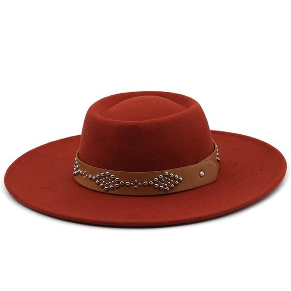 【並行輸入品】Classic Big Wide Brim 9.5CM Church Derby Fl...