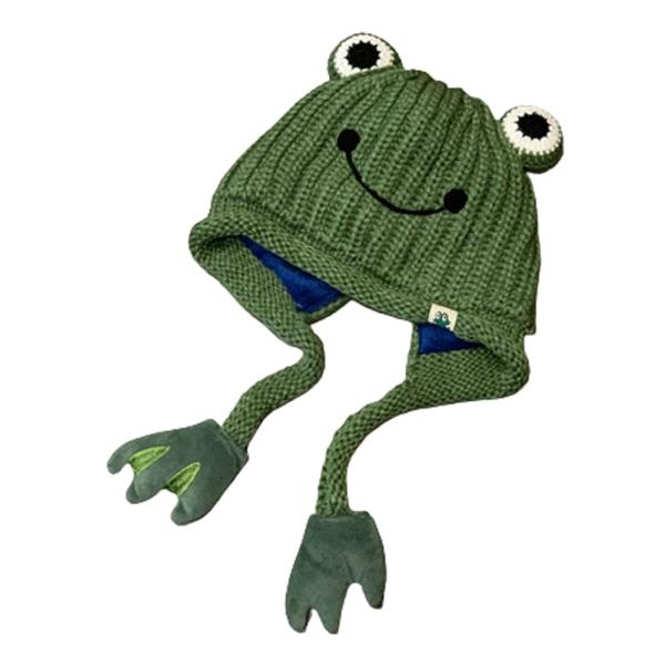 【並行輸入品】Women Warm Plush Beanie Hat Knitted Funny F...