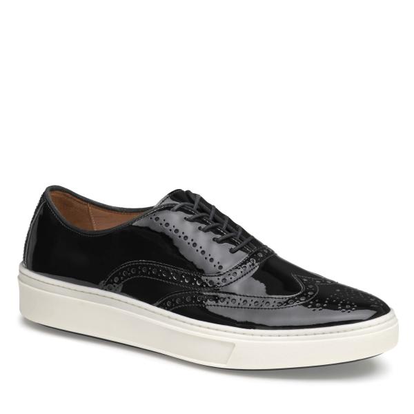 【並行輸入品】Johnston &amp; Murphy メンズ Hollins ウィングチップ, ブラック...