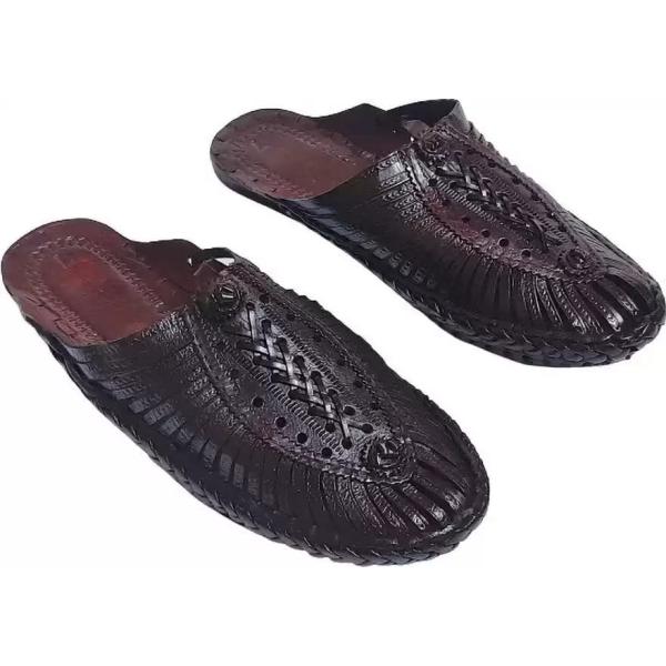 【並行輸入品】EthnicVibes Mens Kolhapuri Durable Leather ...