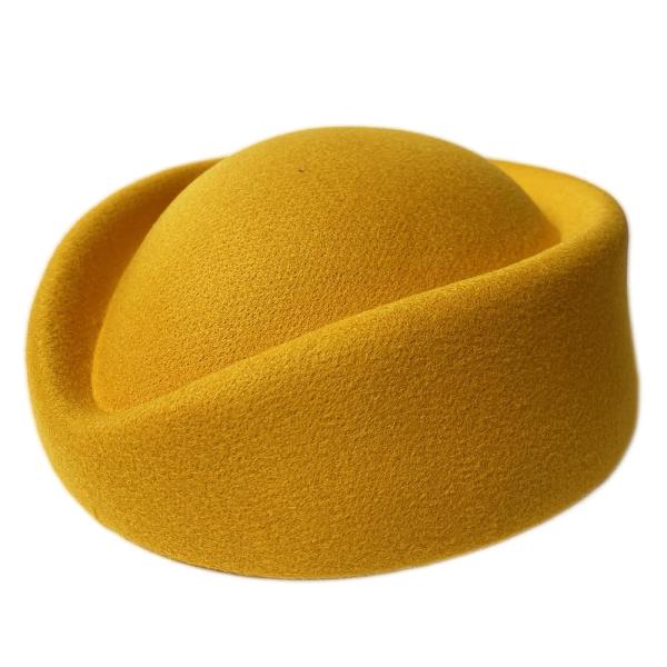 【並行輸入品】YING LAN Wool Cap Stewardess Pillbox Hat Te...