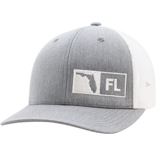 【並行輸入品】Trucker Hat   Florida (Heather/White) One S...