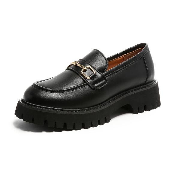 【並行輸入品】MACNMEUU Platform Loafers for Women Chunky ...