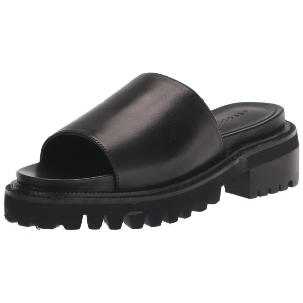 【並行輸入品】Aerosoles レディース コンフォートスライドサンダル, ブラック, 5 Aer...
