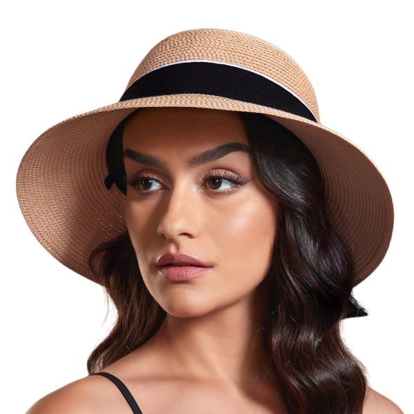 【並行輸入品】Joywant Womens Beach Sun Hat UPF50 Packable...