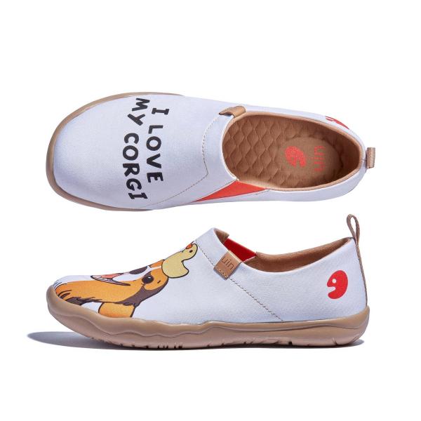 【並行輸入品】UIN Women's Art Painted Travel Shoes Slip O...