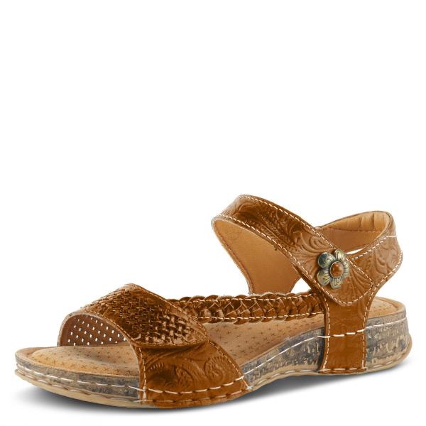 【並行輸入品】Spring Step L'Artiste レディース 人気のアンクルストラップサンダ...
