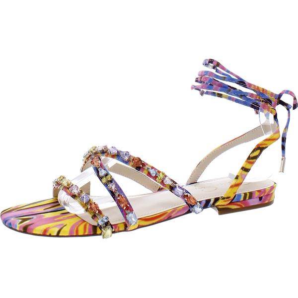 【並行輸入品】Jessica Simpson レディース Rabenie レースアップ サンダル フ...