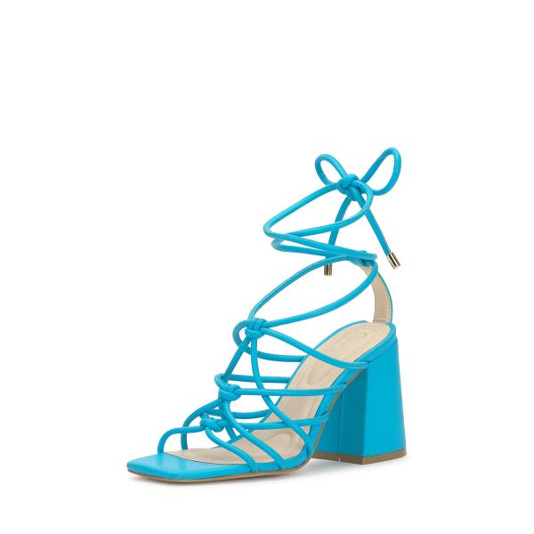 【並行輸入品】Jessica Simpson レディース Ozias レースアップ サンダル ヒール...