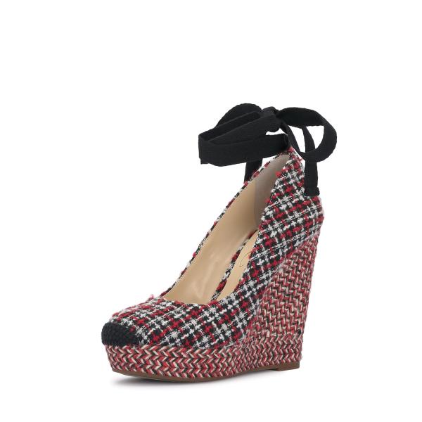 【並行輸入品】Jessica Simpson レディース ゼクシー エスパドリーユ ウェッジサンダル...