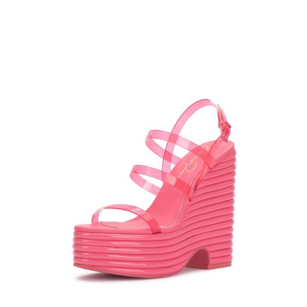 【並行輸入品】Jessica Simpson レディース Cholena プラットフォーム ウェッジ...