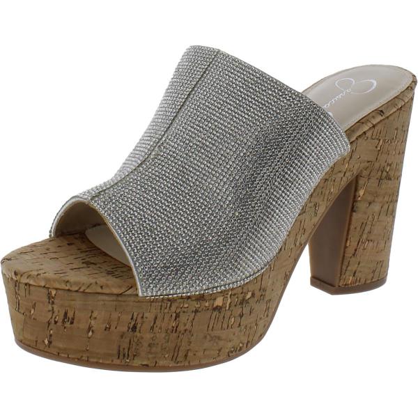 【並行輸入品】Jessica Simpson レディース シェルビー ブロックヒール ウェッジサンダ...