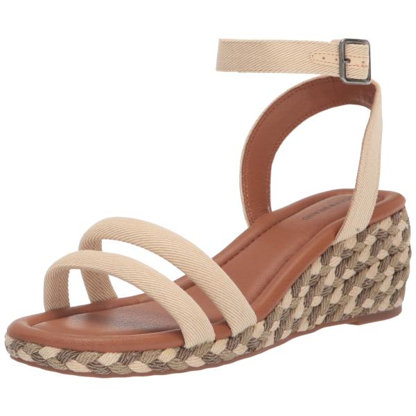 【並行輸入品】Lucky Brand レディース Naylicia 編み込みウェッジサンダル, バニ...
