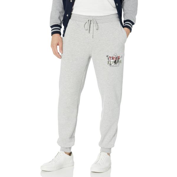 【並行輸入品】True Religion メンズ クラシック ブランド ジョガー, ヘザーグレー, ...