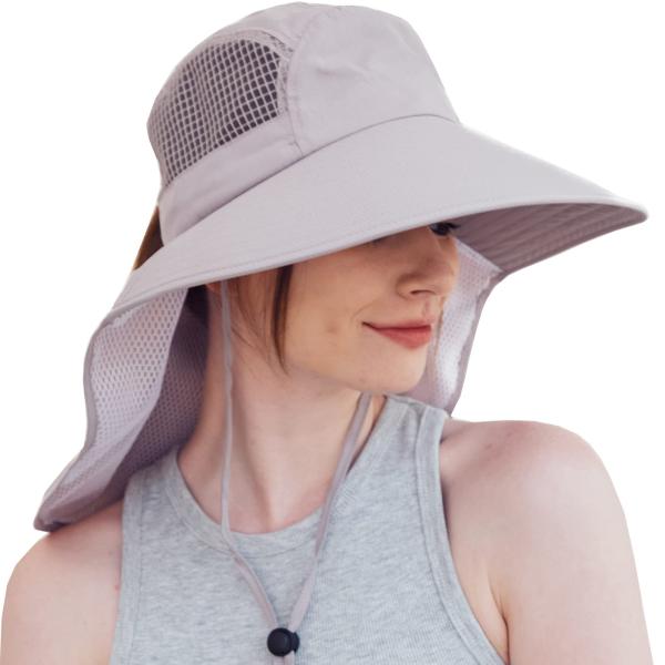 【並行輸入品】Womens Sun Protection Hat Foldable Waterpro...