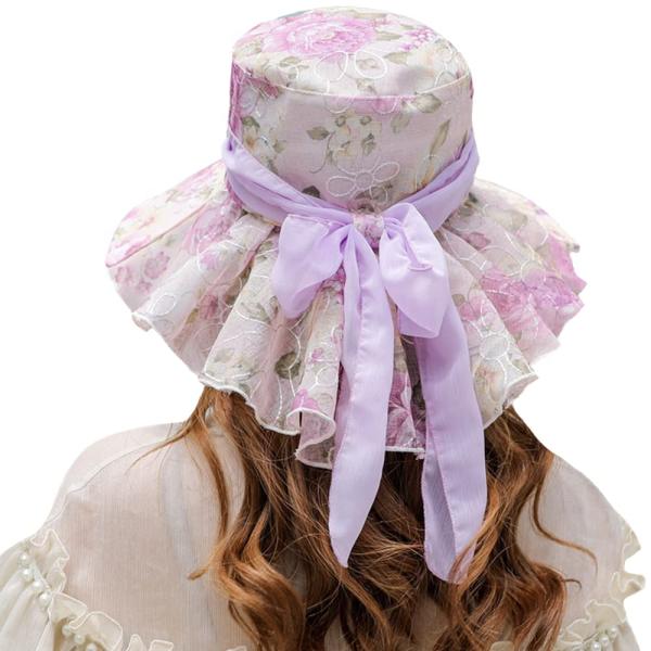 【並行輸入品】JUENAWMIU Womens Wide Brim Sun Hat UPF 50+U...