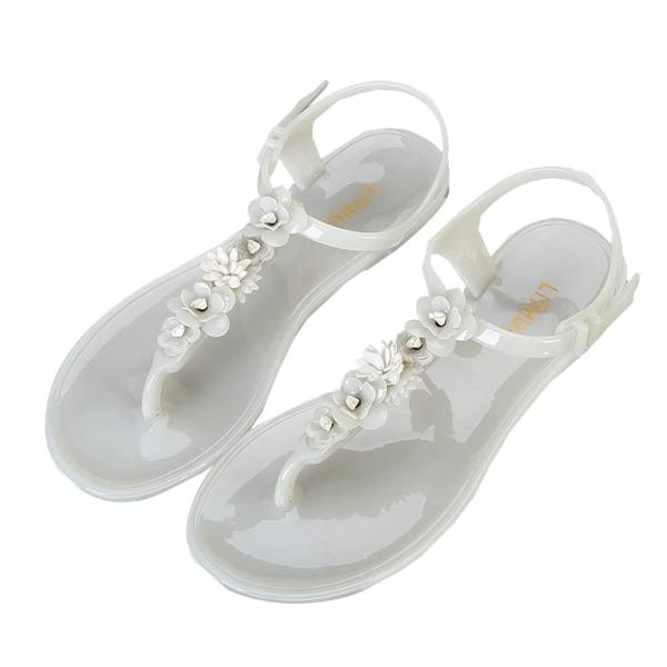 【並行輸入品】Caistre Flat Sandals for Women Bohemia Flow...