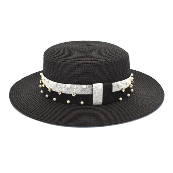 【並行輸入品】Boater Hat for Women Men Wide Brim UPF50 St...