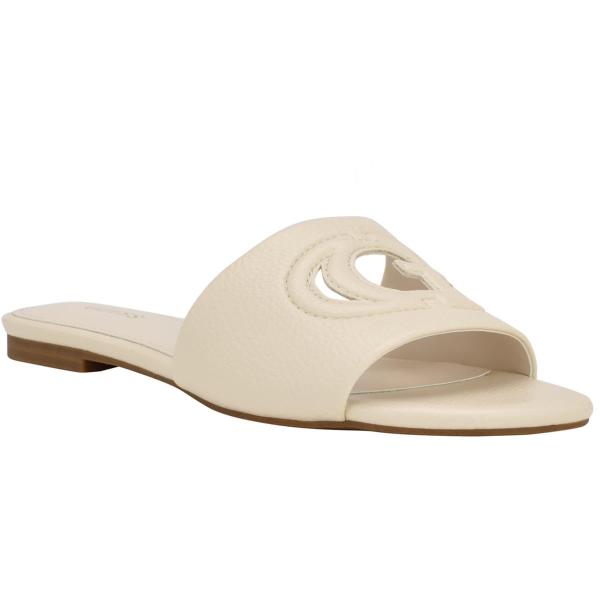 【並行輸入品】Guess レディース タシア フラットサンダル, クリーム, 5 Guess Wom...