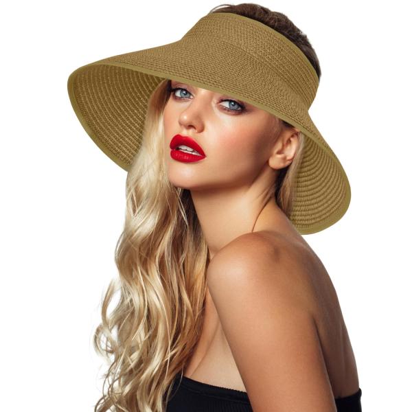【並行輸入品】ELEHOLD Women&apos;s UPF 50+ Wide Brim Roll up S...