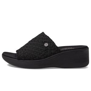 【並行輸入品】Skechers レディース マーサ・スチュワートコレクション ピアライトスライドサンダル, ブラック, 10 Skecher