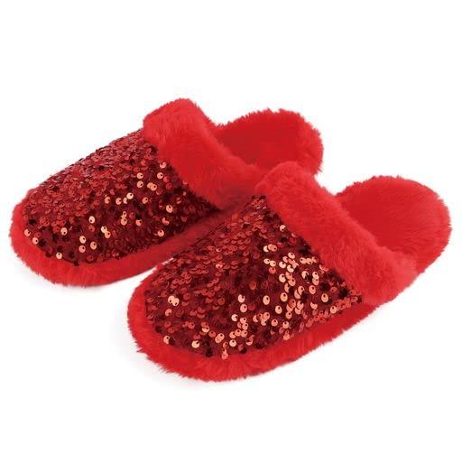 【並行輸入品】Womens Ruby Red Glam Slide Size Large