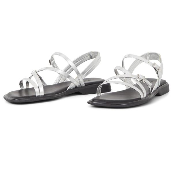 【並行輸入品】Vagabond Shoemakers Izzy ストラップサンダル, シルバー, 7...