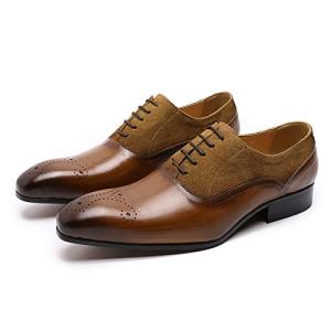 【並行輸入品】男性用 ドレスレザーレースアップ...の詳細画像1