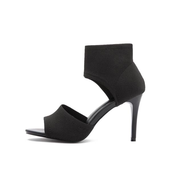 【並行輸入品】Unimaglif レディース ピープトウ スティレットヒール サンダル 通気性 ニッ...