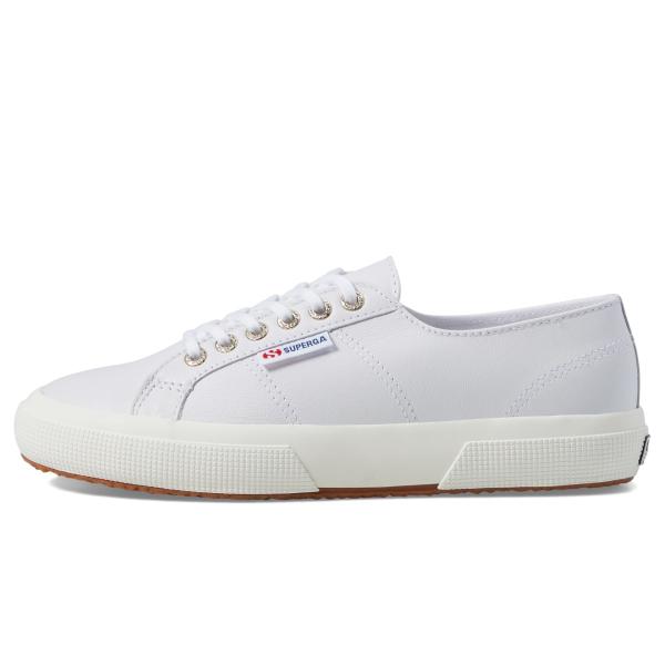 【並行輸入品】Superga 2750 ナッパ, オプティカルホワイト/フルアボリオ, 8 Wome...