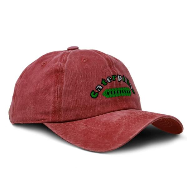 【並行輸入品】Soft Washed Baseball Cap Caterpillar Insect...