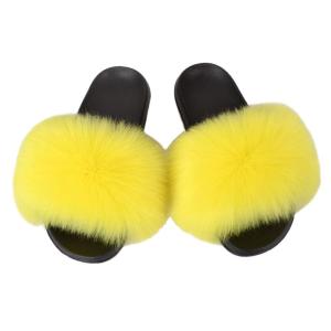 【並行輸入品】MH Bailment レディース ふわふわスリッパ フェイクファー ハウス スリッパ オープントゥ ファジースライド ソフト フ
