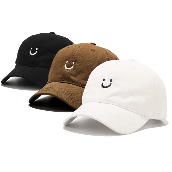 【並行輸入品】Umeepar Smile Face Baseball Cap for Women M...