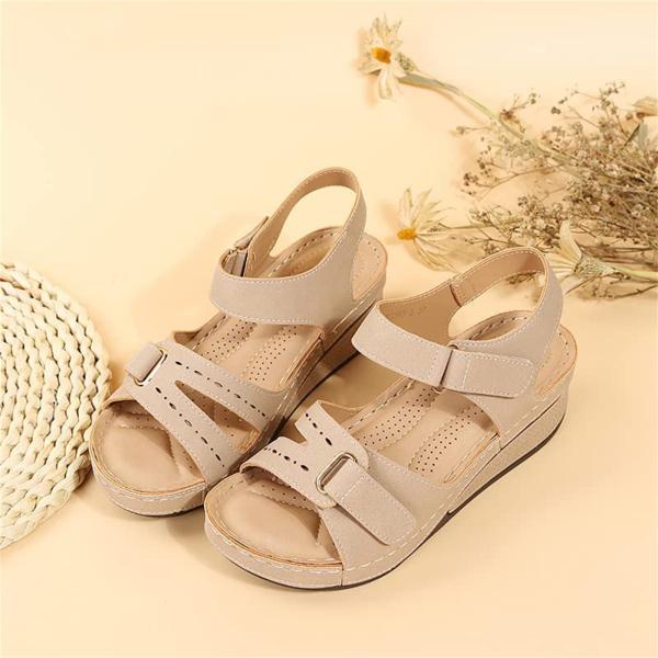 【並行輸入品】ISZI Sandals for Women Summer with Arch Sup...