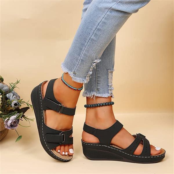 【並行輸入品】ISZI Women Fashion Orthotic Wedges Sandals ...