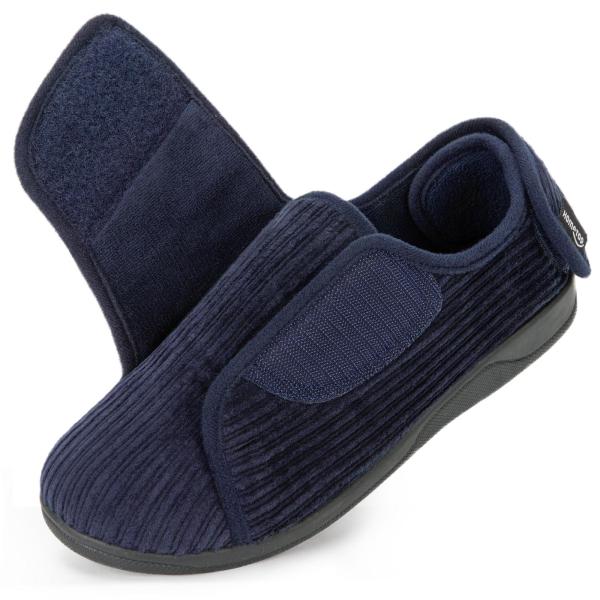 【並行輸入品】HomeTop Women's Comfy Corded Velveteen Adju...