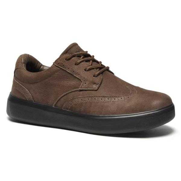 【並行輸入品】OrthoComfoot Men's Orthopedic Leather Dress...