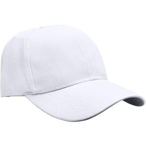 【並行輸入品】Plain Baseball Cap Solid Blank Curved Visor...