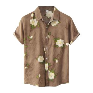 【並行輸入品】Ymosrh Mens Shirts, Button Down Shirt Men Men's Dress Shirts Blu