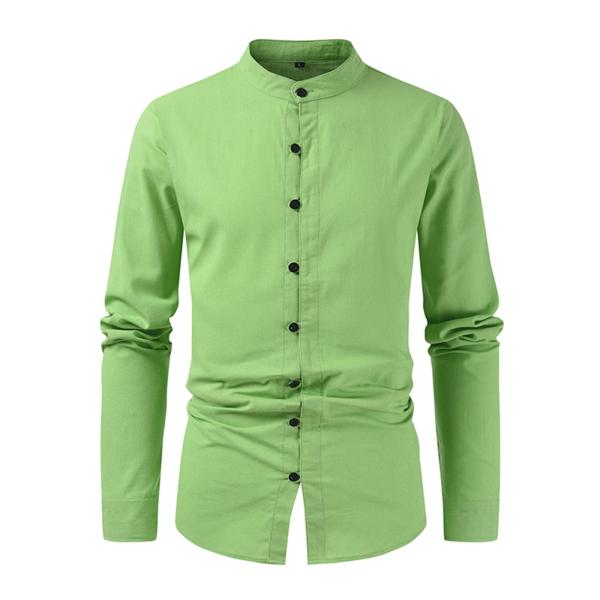 【並行輸入品】Men's Traditional Ethnic Style Shirt Casual...