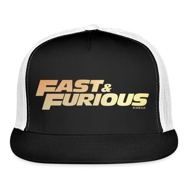 【並行輸入品】Spreadshirt Fast and Furious クラシックロゴトラッカーキャ...