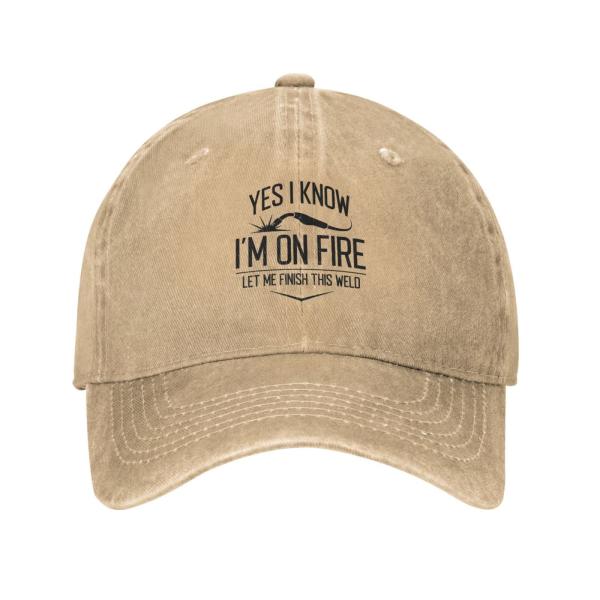 【並行輸入品】Yes I Know I Am On Fire Baseball Cap Denim ...