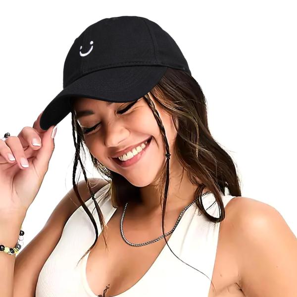 【並行輸入品】OCTEEN Baseball Cap for Women Men Smile Fac...