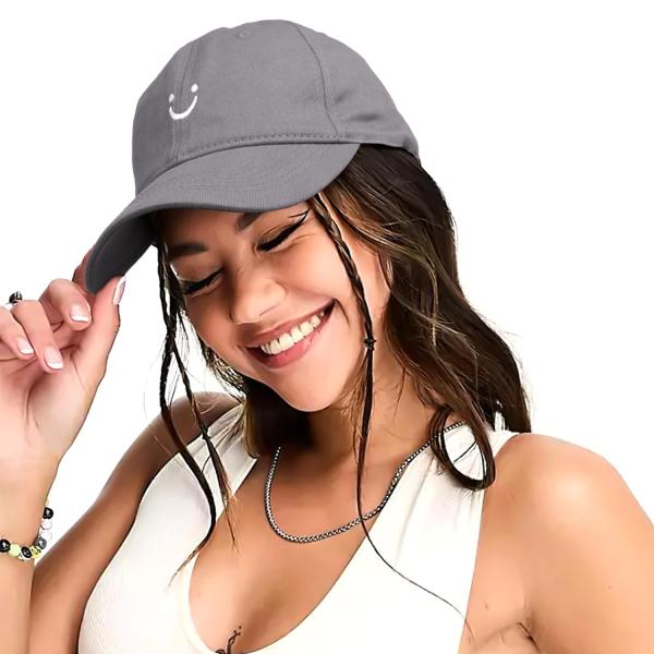 【並行輸入品】OCTEEN Baseball Cap for Women Men Smile Fac...