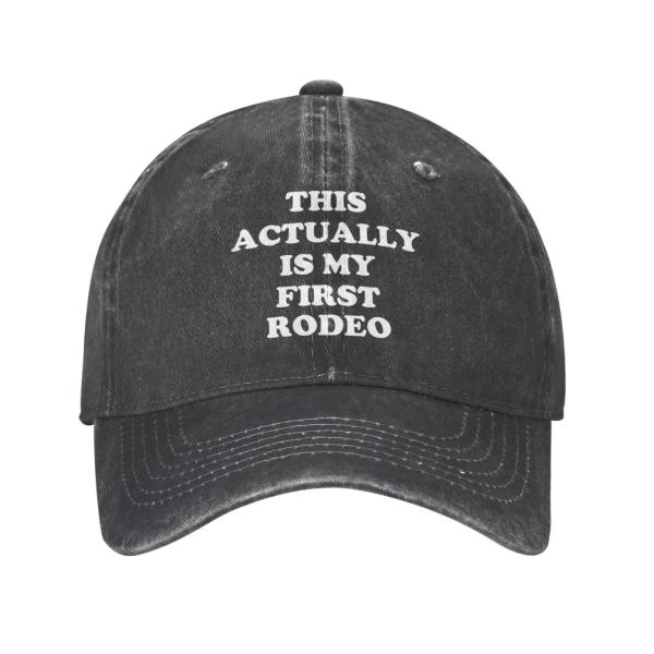 【並行輸入品】This Actually is My First Rodeo Funny Hat f...